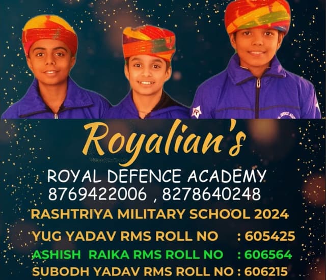 Sainik School Military School Sainik School Coaching Best Royal Defence Academy
